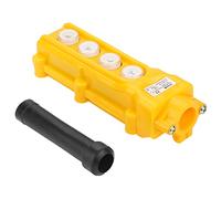 Alomejor Crane Hoist Control Pendant Switch, Durable ABS | Resistente agli agenti atmosferici, adatto al funzionamento con una sola mano, elevata resistenza meccanica, compatibile