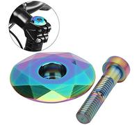 Alomejor Cuffia Bici, Colorato Facile Installazione Vite per Bicicletta Accessori Modifica for Ciclisti Sportivi Uso Quotidiano Personalizzazione Bici