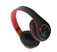 Alomejor Cuffie da Gioco Wireless con Luce RGB e Bassi Pesanti Confortevole Riduzione del Rumore per Uso Interno Ed Esterno Design Pieghevole (#1)
