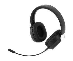 Alomejor Cuffie da Gioco Wireless, Cuffie Bluetooth Pieghevoli con Microfono con Cancellazione del Rumore, Batteria da 400 MAh, Ideali per Ufficio Domestico e Giochi (BLACK)