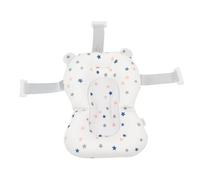 Alomejor Cuscino Sostenitore Bagnetto Neonato Regolabile Morbido - Bagnetto Neonato Facile e Sicuro (Stelle Bianche)