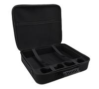 Alomejor Custodia da Trasporto per Console di Gioco di Grande capacità con Tracolla per Accessori da Gioco Nylon EVA Impermeabile 1 unità (BLACK)