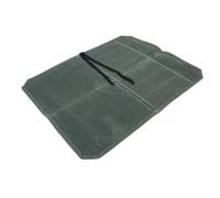 Alomejor Custodia Durevole per Posate da Chef, Borsa Portaoggetti per, Campeggio, Viaggi, Materiale Resistente Al Taglio, 7 Slot per Vari Strumenti, Tracolla in Tela per un Facile Trasporto (GREEN)