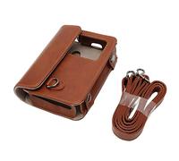 Alomejor Custodia Marrone per Fotocamera in Stile Retro con Cinghia da