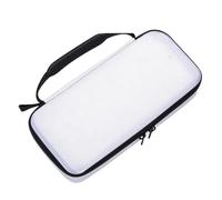 Alomejor Custodia Porta Borsa Rigida Multiscomparto per Palline, Marcatori per Tee, 25,4 X 11,4 X 8,9 Cm (WHITE)
