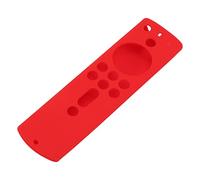 Alomejor Custodia Protettiva Antiscivolo in Silicone Antiurto per Fire TV Stick 4K 2018 Modello Applicabile con Telecomando Lavabile Sulla Pelle per la Famiglia (rosso)