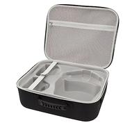 Alomejor Custodia Rigida con Doppia Cerniera, Tracolla Staccabile e Cinturino in Pelle per Escursioni in Viaggio