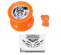 Alomejor D2 Yoyo Ball Yoyo Leggero e Non Responsivo per Giocatori Professionisti - Alta velocità - Arancione/Viola