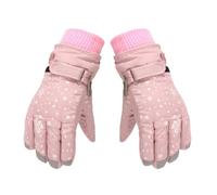 Alomejor da Sci da Invernali Antivento Flessibile Design a 5 per Snowboard Slittino Modello Rosa 1 Paio (rosa chiaro)