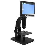 Alomejor Digital Microscope 12MP, 2000X Magnification | Display da 7 pollici, doppia sorgente LED, perfetto per la riparazione di circuiti stampati, visualizzazione su computer