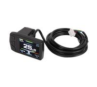 Alomejor Display a Colori per Bici Elettrica, Pannello di Controllo dello Schermo in ABS, compatibilità Versatile 24V 36V 48V per Scooter Elettrici e Biciclette