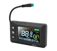 Alomejor Display LCD in Bici Elettrica, Cavo Colorato 5 Core Impermeabile, Cruscotto Scooter per Pannello di Visualizzazione LCD in Bici, Ideale per Pendolarismo Quotidiano, attività Esterne,