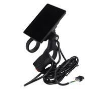 Alomejor Display LCD per Bici Elettrica, Contachilometri Impermeabile ABS con Connettore SM, Schermo di Alimentazione Batteria a Colori, Display a 5 Pin per Ciclisti Che Modificano Scooter
