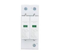 Alomejor Dispositivo di Protezione da Sovratensione 100KA con Risposta | Terminali isolati, materiale PC di alta qualità, finestra di indicazione dello stato, facile da installare per guida da 35 mm