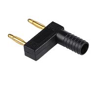 Alomejor Doppia Banana Plug, 2mm Larghezza, Prestazioni Affidabili | Costruzione in ABS ignifugo, Eccellenti proprietà meccaniche, Applicazioni versatili, Forte resistenza alle vibrazioni,