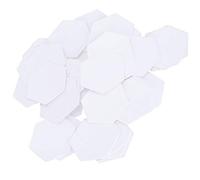 Alomejor Durevoli Modelli Patch-work da 100 Pezzi in Carta Esagonale per Progetti di Cucitura e Quilting, Ideali per gli Appassionati di Artigianato (esagonale da 16 mm)