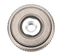 Alomejor Eccellente Piastra di Pressione per Smerigliatrice Angolare in Acciaio Legato, Dado di Serraggio Facile Usare per la Lavorazione dei Metalli e la Lavorazione del legno. Argento