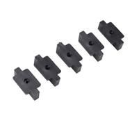 Alomejor Elementi di Fissaggio a Clamp/Holder per Decking in Composito di Lunga Durata per Vari Progetti, Larghezza 6 Mm, 100 Pezzi
