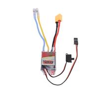 Alomejor ESC con Spazzole 60A per Auto e Barche RC, Protezione Dalla Perdita del Segnale dell'acceleratore con Connettore XT60, Compatibile con Motori a Spazzole 380 a 550 Modelli in 1/10 a 1/16