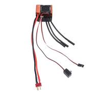 Alomejor ESC ESC 2-3s Controller di velocità Elettrica per la Maggior Parte delle Auto RC Ad Alta velocità, Reazione Agile Ai Veicoli Fuoristrada in Lega di Alluminio di Colore Arancione