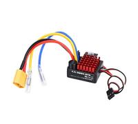 Alomejor ESC Spazzolato 60A per Auto RC, Regolatore di velocità Elettronico Impermeabile con Funzioni di Protezione Multiple per Auto Cingolata RC in 1/10