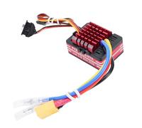 Alomejor ESC Spazzolato 80A, Rilevamento Intelligente Dell'acceleratore con Protezione da Sovraccarico Termico Agli Ioni di Litio, Design Antipolvere Impermeabile per Accessori Giocattolo