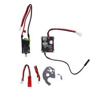 Alomejor ESC Spazzolato Ad Alte Prestazioni e Set Combinato a Motore 50T per Assiale SCX24 AX24 1/24 RC Climbing Racing Alluminio