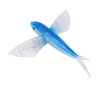 Alomejor Esca da Pesca, Esca Artificiale in Silicone Morbido con Colori Vivaci e Dimensioni Compatte per Tonno Marlin Sgombro Barracuda, per la Pesca in Barca in Acqua di Mare (BLUE)