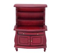 Alomejor Europeo Selly nel Minimo di Legno di Legno Minehish per il Ministro (rosso)