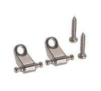 Alomejor Fermo per Corda a Rullo, Guida per Corda per Chitarra in Metallo con Viti di Montaggio per Parti di Ricambio per Accessori per Chitarra Elettrica