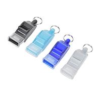 Alomejor Fischietto per Arbitro in Plastica ABS da 4 Pezzi, Suono Forte e Acuto per Giochi Sportivi, Senza Parti Mobili per Allenamenti di Allenatori, Gare di Calcio e Basket