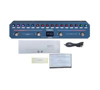 Alomejor FLAMMA Pedale Processore Multieffetto per Chitarra Elettrica, 52 Modelli AMP 16 Simulazioni CAB 7 Moduli Effetto 40 Preset, con Registrazione USB OTG Riproduzione BT e Drum