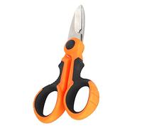 Alomejor Forbici Tagliafili Isolate Multifunzionali Per Uso Domestico Per Operazioni Efficienti, Manico Arancione Per La Maggior Parte Degli Scenari, Materiale ABS In Acciaio Inossidabile 1 Set