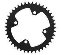 Alomejor Forti Biciclette in Lega di Alluminio 42t con Design Ergonomico per Il Carico delle Gambe Ridotto, Accessori per Biciclette (Black)