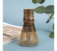 Alomejor Frusta Matcha in bambù Naturale Liscio con 120 Punte per Preparare il tè Matcha Sottile per gli Appassionati di tè (Zizu 120 Benli)