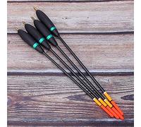 Alomejor Galleggiante da Pesca in Legno di Balsa, Bobber Scorrevole con Coda Lucida per Tutte Le profondità, Indicatore di Abboccata Sensibile, Galleggiante Scorrevole Regolabile