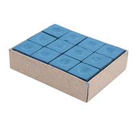 Alomejor Gesso per Stecche da Biliardo, 12 Pezzi Gesso per Biliardo Antiscivolo con Forte Adesione per Forniture da e Snooker