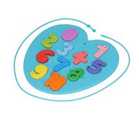 Alomejor Giocattolo con Tabellone Numerico per L'apprendimento, Tabellone Puzzle con Numeri in Silicone con Riconoscimento dei Numeri per Bambini in età Prescolare