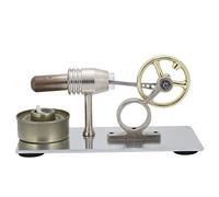 Alomejor Giocattolo Educativo Modello Motore Stirling per Esperimenti Pratici di Fisica per Bambini e Insegnanti, Kit di Materiale in Ferro per Dimostrazione in i Progetti Scientifici