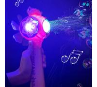 Alomejor Giocattolo Soffiatore Princess per Bambini, Bacchetta Magica Automatiche con Luci e Musica, Ideale per Feste di Compleanno, Matrimoni, Stage di Spettacoli Principessa in ABS Rosa 1*