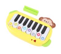 Alomejor Giocattolo Tastiera per Pianoforte in Miniatura di Electric Scooter con le Funzioni di Insegnamento della Registrazione per Bambini Dai 2 Anni in su (YELLOW)
