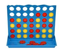 Alomejor Gioco da Tavolo per Bambini Classici Scacchi a 4 File per 2 | Giocattolo Educativo con Materiale ABS Ecologico, Gioco Interattivo Genitore-figlio, Cognizione dei Colori per Bambini Dai