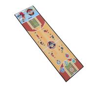 Alomejor Gioco di Basket da Tavolo Giocattolo da Gioco di Basket Pieghevole Portatile con Tappetino in Velluto con 6 Palline per Divertimento in Famiglia per Bambini