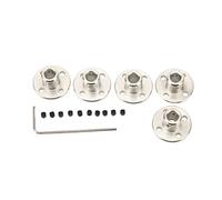 Alomejor Giunto Flangia 6mm, Set di 5 Pezzi, Connettore Guida Rigida con Chiave Inglese e Viti, Accessorio per Motori Modello RC