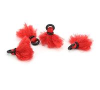 Alomejor Gli Indicatori di Attacco delle Flange di Posizionamento della Luce del Filo di Pesca a Mosca per la Pesca della Deriva 4pcc per Gli Amanti degli Amanti (rosso)