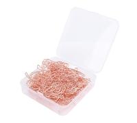 Alomejor Graffette per Carta a Forma di Rosa 30 Pezzi Clip per Segnalibri in Acciaio Inossidabile per Bambini e Amici