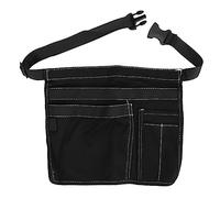 Alomejor Grembiule, cintura da giardino con cintura regolabile e tasche multiple per lavori di falegnameria (nero)