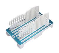 Alomejor Guida Compatta per Tagliare il Pane Vassoio Raccoglibriciole Portatile Assistente per il Pane per Piccole Cucine Plastica/Acciaio Inossidabile 304 13,58 X 7,68 Pollici