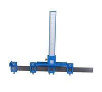 Alomejor Guida per Trapano con Localizzatore di Punzoni, Precisa e Multifunzionale, Ideale per Forare il Legno e Hardware per Mobili, Lega di Alluminio Leggera, Portatile con 1 Set