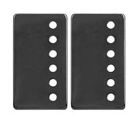 Alomejor Guscio Pickup per Chitarra Elettrica, Materiale in Nichel, Coperture Pickup da 50 Mm e 52 Mm per Chitarre, Ideale per Chitarristi e Appassionati (BLACK)